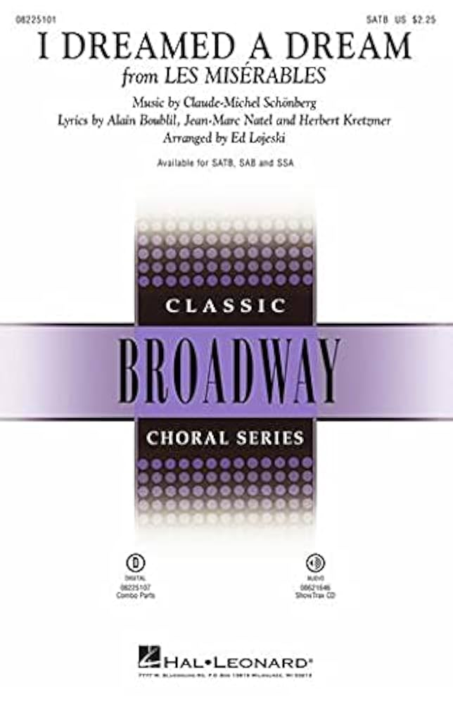 Claude-Michel Schonberg: I Dreamed A Dream (Les Miserables